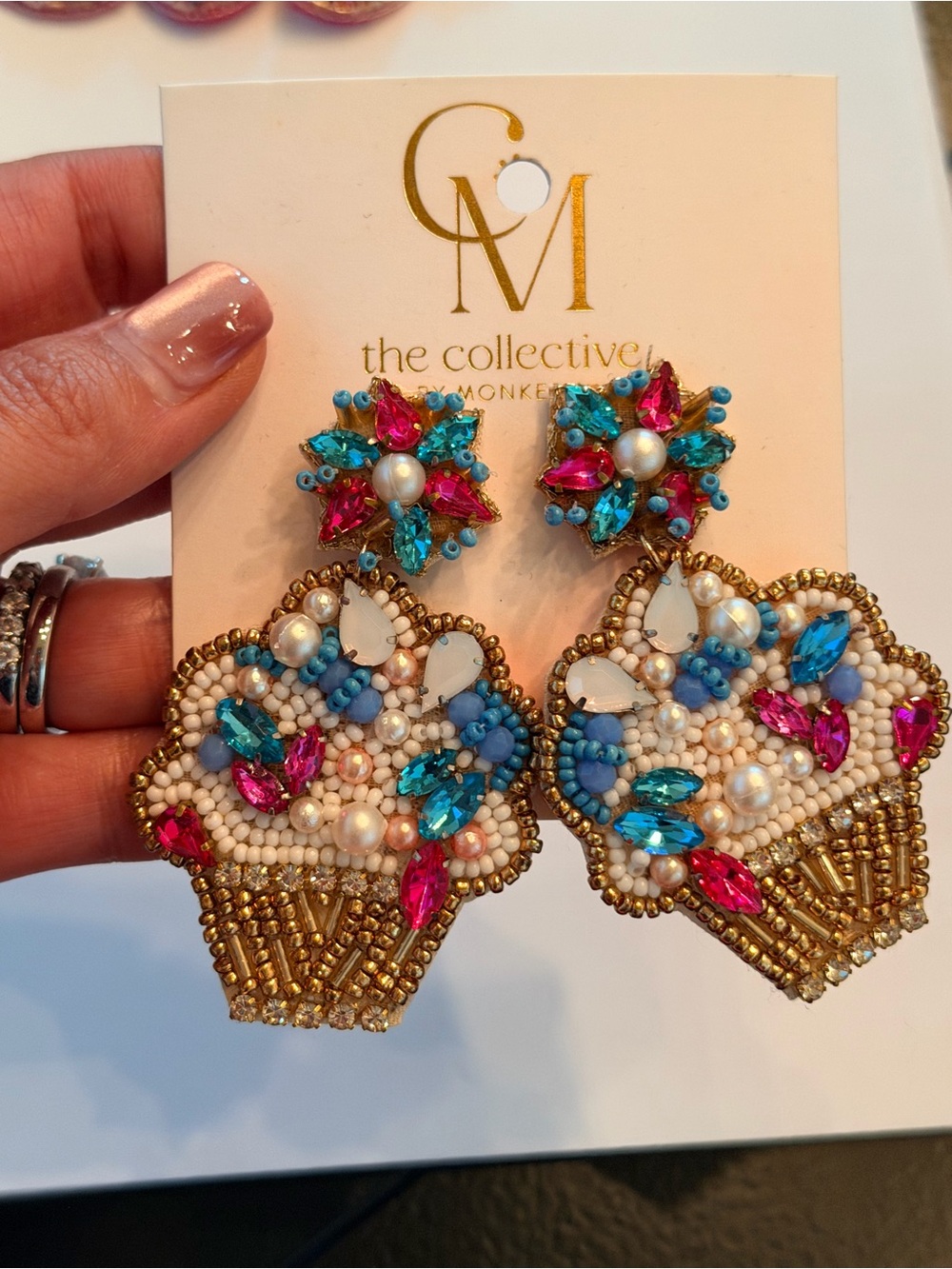 NWT Fun Bday Cupcake Earrings
